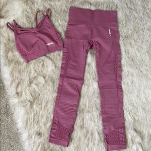 Gymshark Leggings and Sports Bra Set
